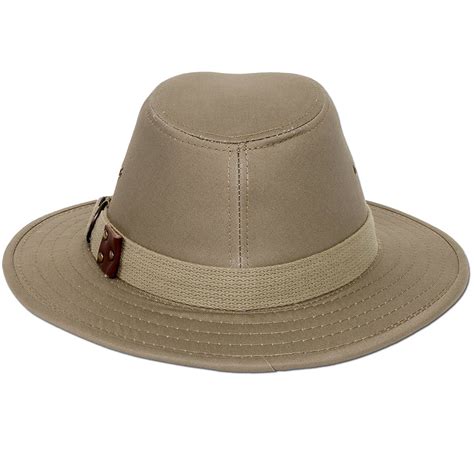Panama Jack Mens Original Canvas Safari Sun Hat 2 12 Brim Upf Spf