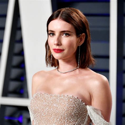 Emma Roberts At The 2019 Vanity Fair Oscars Party Best Oscars Afterparty Beauty Looks