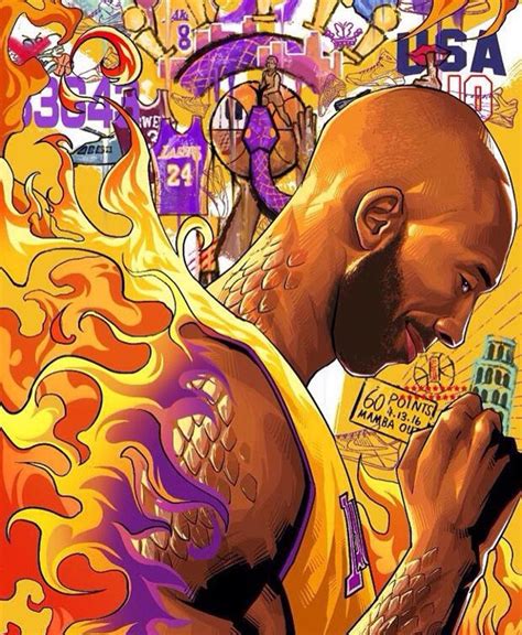 Kobe Cartoon Wallpapers Wallpaper Cave