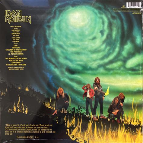 Iron Maiden The Number Of The Beast 40th Anniversary Vinyl Cd Vinyl