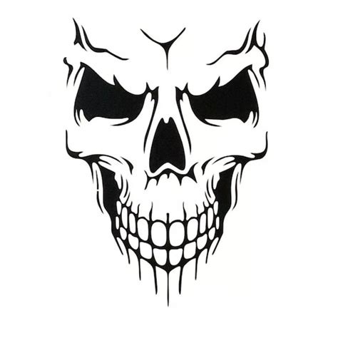 Skull Decal Stickers Truck Decal Car Decal Boat Decal Etsy
