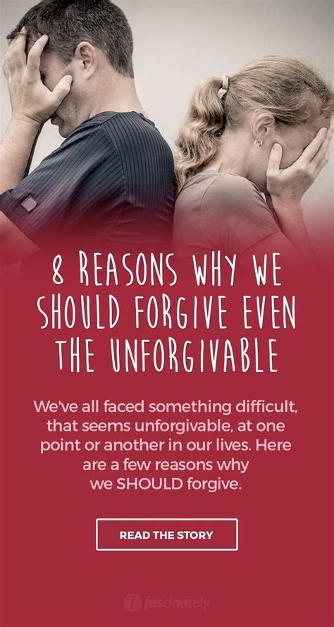 8 Reasons Why We Should Forgive Even The Unforgivable Forgiveness