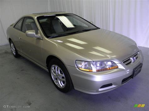 2001 Naples Gold Metallic Honda Accord Ex V6 Coupe 50329831 Photo 4