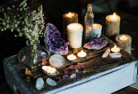 Mystical Altar 5 With Images Witches Altar Sacred Space Altar