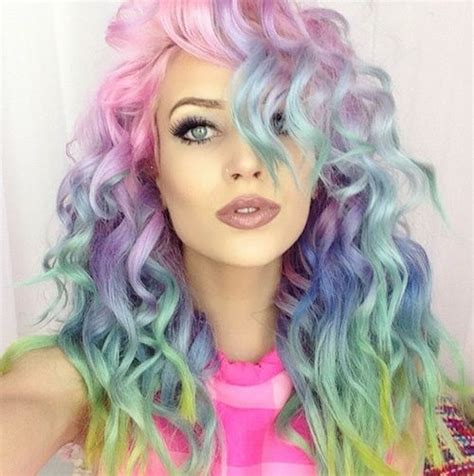 Cabelo Arco Íris Inspirações p se Apaixonar pelo Rainbow Hair