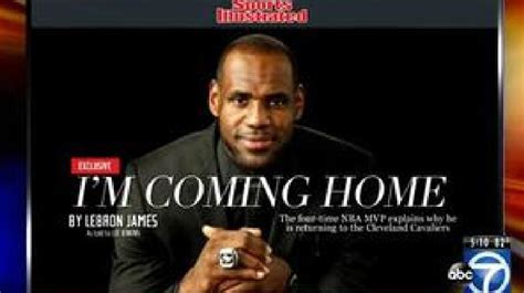 Lebron James Returning To Cleveland Cavaliers Im Coming Home
