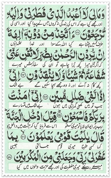 Surah Yaseen Read Holy Quran Online
