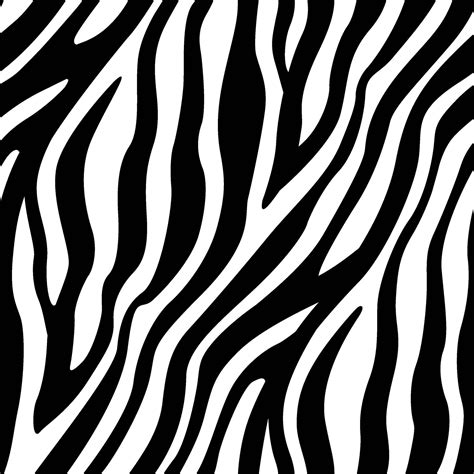 Zebra Stripes Seamless Pattern Background Animal Skin Lines Print