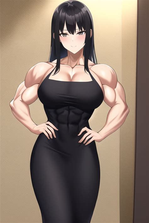 Female Muscle Anime Muscle Girl By Totmate On Deviantart