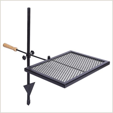 Redcamp Swivel Campfire Grill Heavy Duty Stainless Steel Grate Over