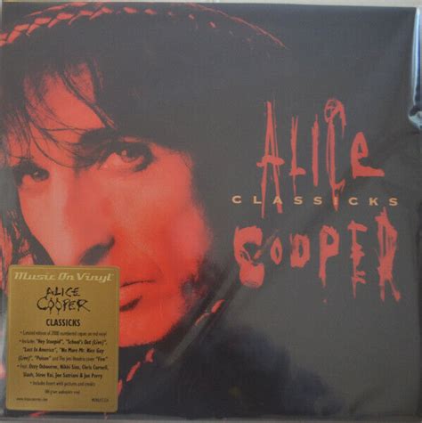 Alice Cooper Classicks Lp Numbered Colored Vinyl Album New Best Of