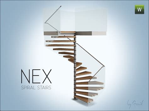 Sims 4 Nex Square Spiral Stairs Best Sims Mods
