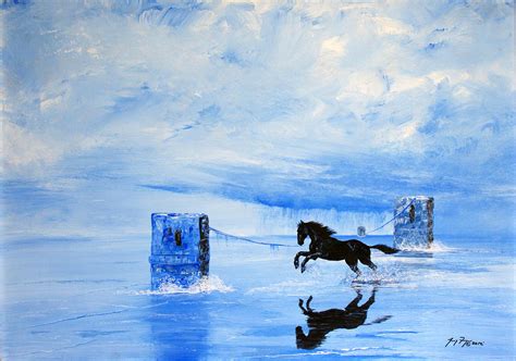 War Horse Painting By Twirling Thunderbird Pixels