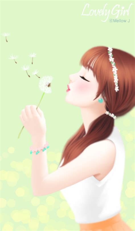 Cantik Imut Wallpaper Gambar Kartun Comel Korea Cute Korean Anime