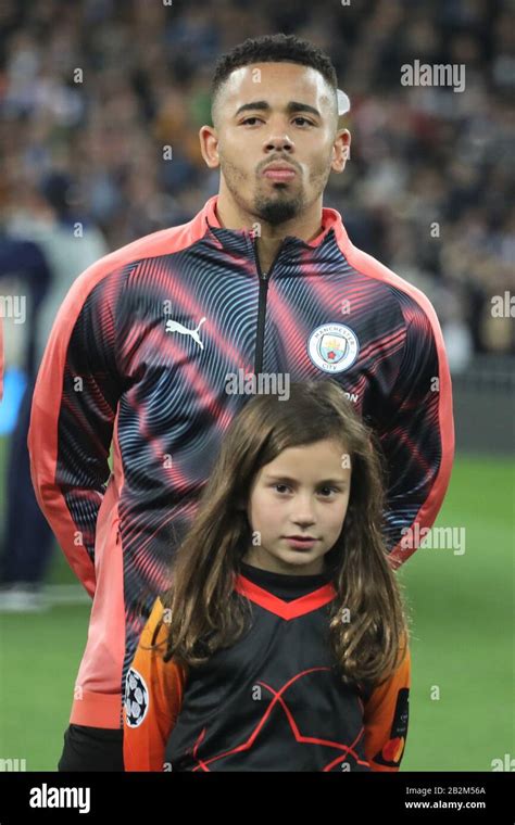 Gabriel Jesus Of Manchester City During The Uefa Champions League