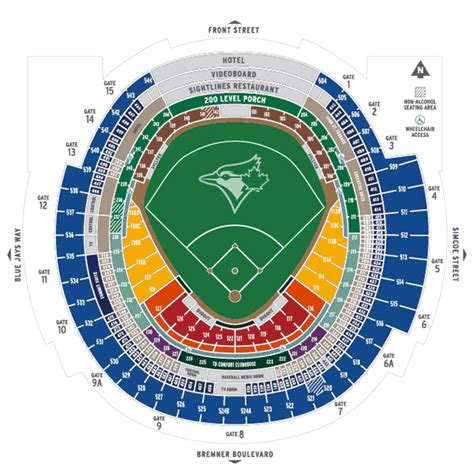 Rogers Centre Seating Capacity Blue Jays