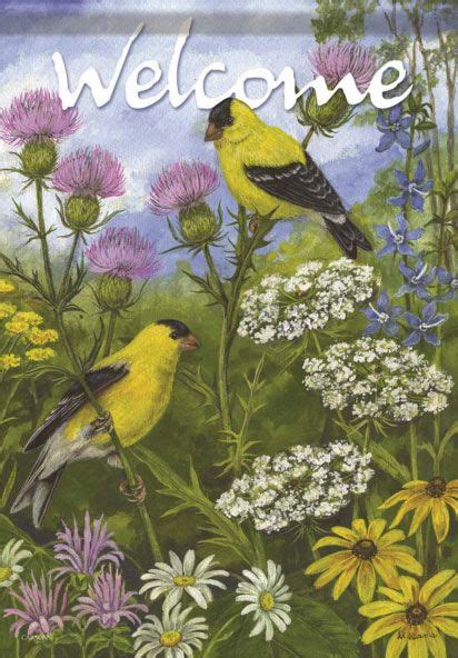 Goldfinches And Thistle Thistle Painting Thistle Print Thistle Garden