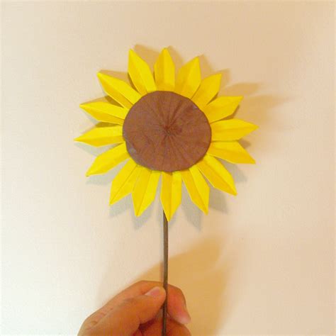 Origami Sunflower Projects And Paper Crafts