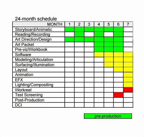 My client wants to know the daily schedule for production and also they needs a weekly schedule. Film Production Schedule Template Inspirational 12 ...