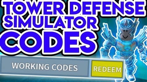 It's quite simple to claim codes, click on the codes button to the right to open the code menu. ALL WORKING TOWER DEFENSE SIMULATOR CODES! (Tower Defense ...