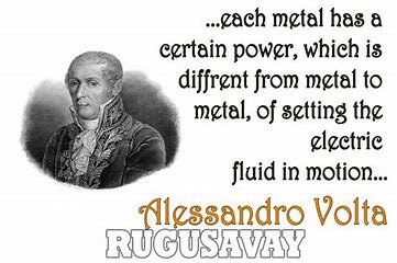 Image result for Alessandro Volta Quotes
