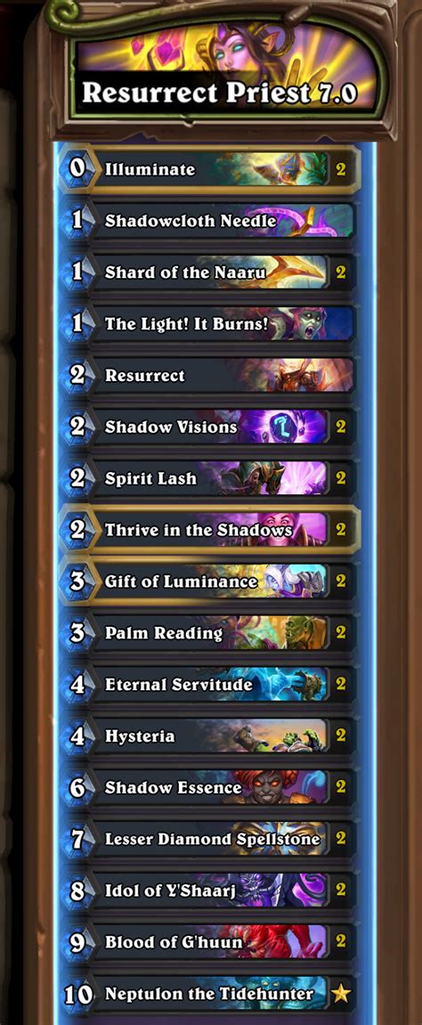 The Best Priest Deck Ever Yet Resurrect Priest Is Not Toxic March Of