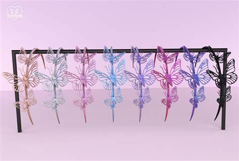 Second Life Marketplace Bowtique Butterfly Headband