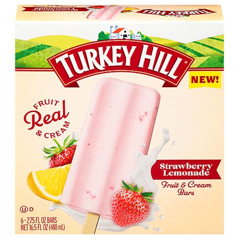 Turkey Hill Strawberry Lemonade Fruit Cream Bars 6 Ea Frozen Foods
