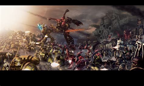 Wallpaper Warhammer 40 000 Wh40k Space Marines Chaos Screenshot
