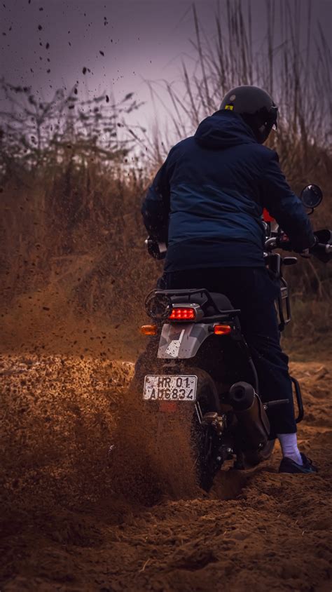 Rider Riding Bike In Mud Pixahive