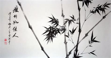 Chinese Bamboo Painting 2326040 50cm X 100cm19〃 X 39〃