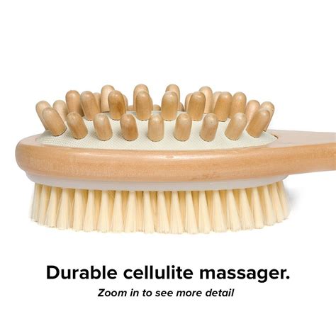 dry brushing body brush vegan cellulite brush gentle natural cellulite massager and