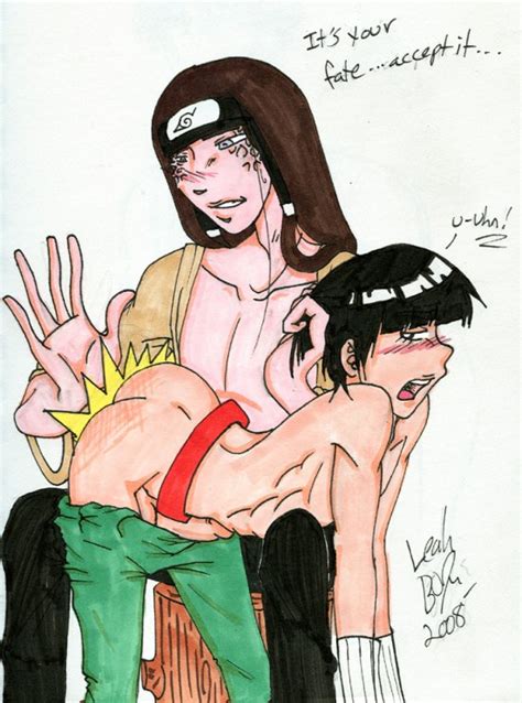 Post 101410 Naruto Neji Hyuuga Rock Lee