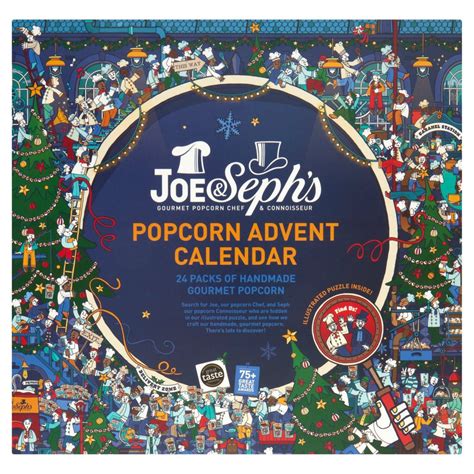 Joe And Sephs Gourmet Popcorn Advent Calendar 2022 175g British Online
