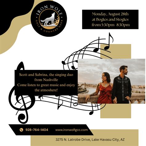 RiverScene Magazine | Scott and Sabrina Country Singing Duo at the Iron