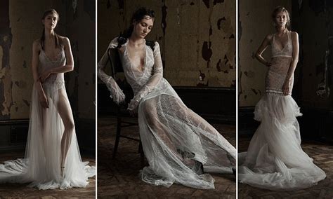 New Trend Sees Brides To Be Donning Sexy And See Through Wedding Gowns
