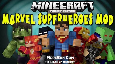 The Top 5 Superhero Mods For Minecraft Pe Bedrock Mcpe Box