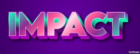 Impact Text Effect And Logo Design Word Textstudio