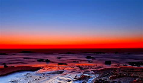 Beautiful Red Sunset 1024 X 600 Widescreen Wallpaper
