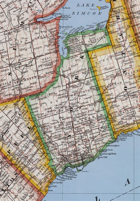 The Changing Shape Of Ontario County Of York