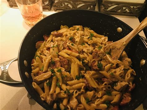 Both of my grandmothers and my mamma taught me how to cook delicious cajun and creole food. Creamy Cajun Chicken Pasta with Smoked Sausage and, of ...