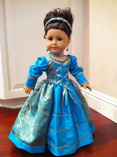 renaissance princess doll dress 2012 couture collection fits 18 inch american girl style doll