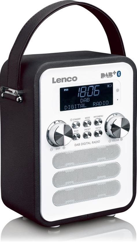 Lenco Pdr 050bk Draagbare Dab Radio Met Fm Dab En Bluetooth Aux