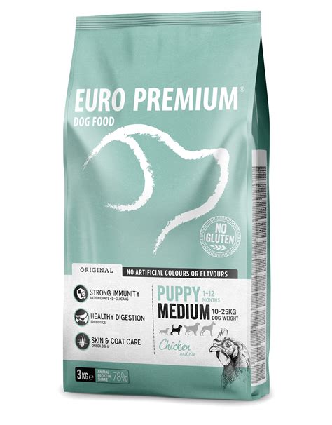 Euro Premium Medium Puppy Chicken And Rice Hondenvoer