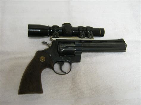 Sold Price Colt Python 357 Magnum Pistol With Leupold Scope Ser5392
