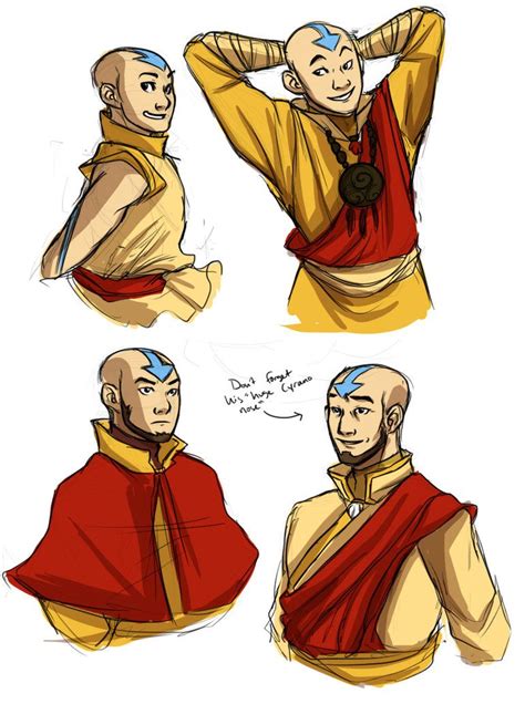 Aang Age Progression By Pugletz On Deviantart Avatar Aang Aang