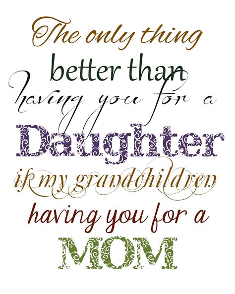 Thank you, mother, for bringing me into the world, teaching me everything that is important to live happy mothers day! Printable Quotes From Daughter Mother. QuotesGram