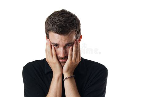 Upset Worried Young Man Stock Image Image Of Male Expression 24898485