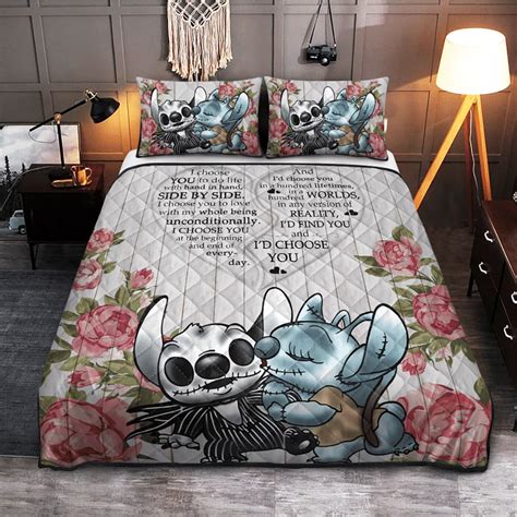 Disney Lilo And Stitch Bedding Set Lilo And Stitch Comforter Etsy