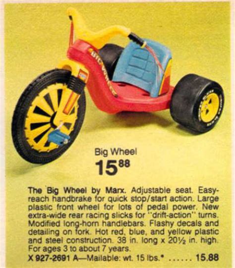 The Big Wheel Trike I Remember Jfk A Baby Boomers Pleasant
